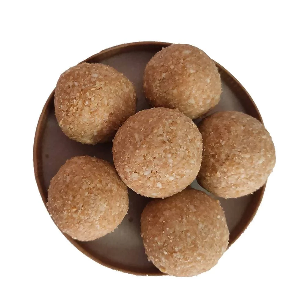Govi's Organic Foods - Jaggery White Sesame Laddu (Til Ka), 500 g-1.webp
